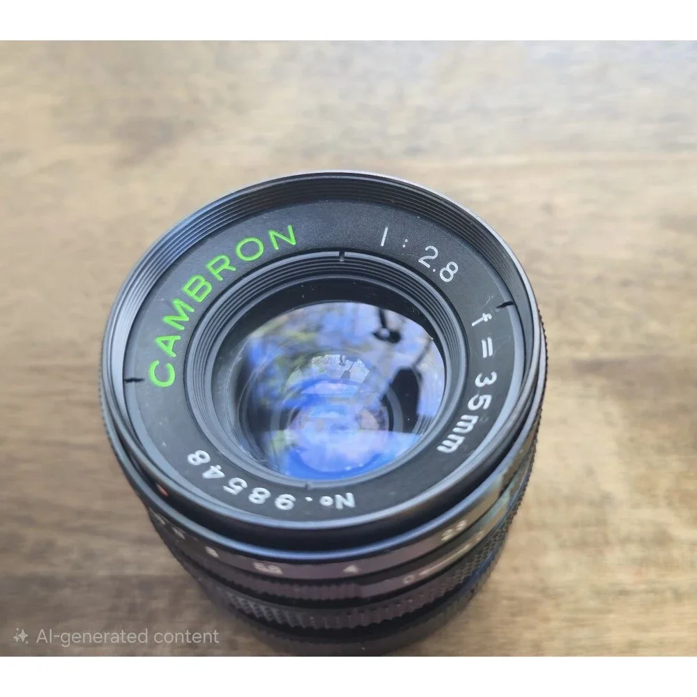 CAMBRON f/2.8 35mm SLR DSLR Camera Lens JAPAN (No. 98548)